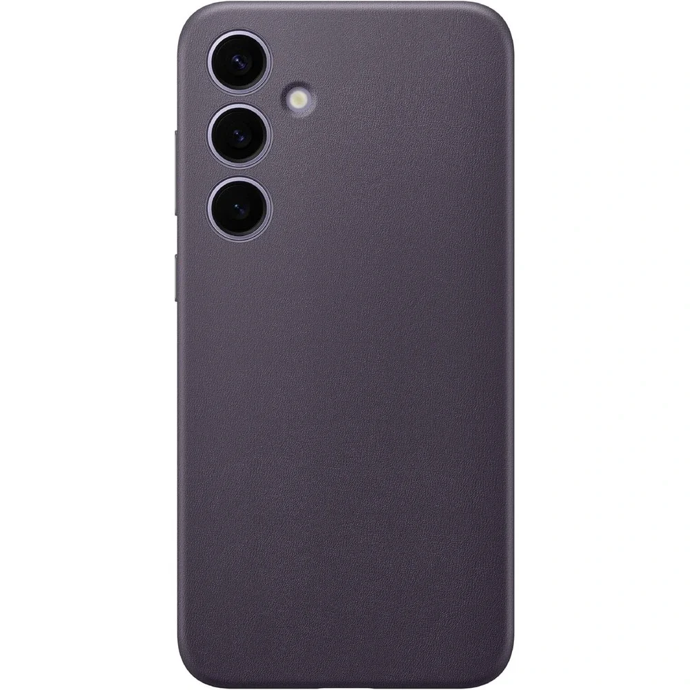 Genuine Samsung - Galaxy S24+ Vegan Leather Case - Dark Violet New in Box!